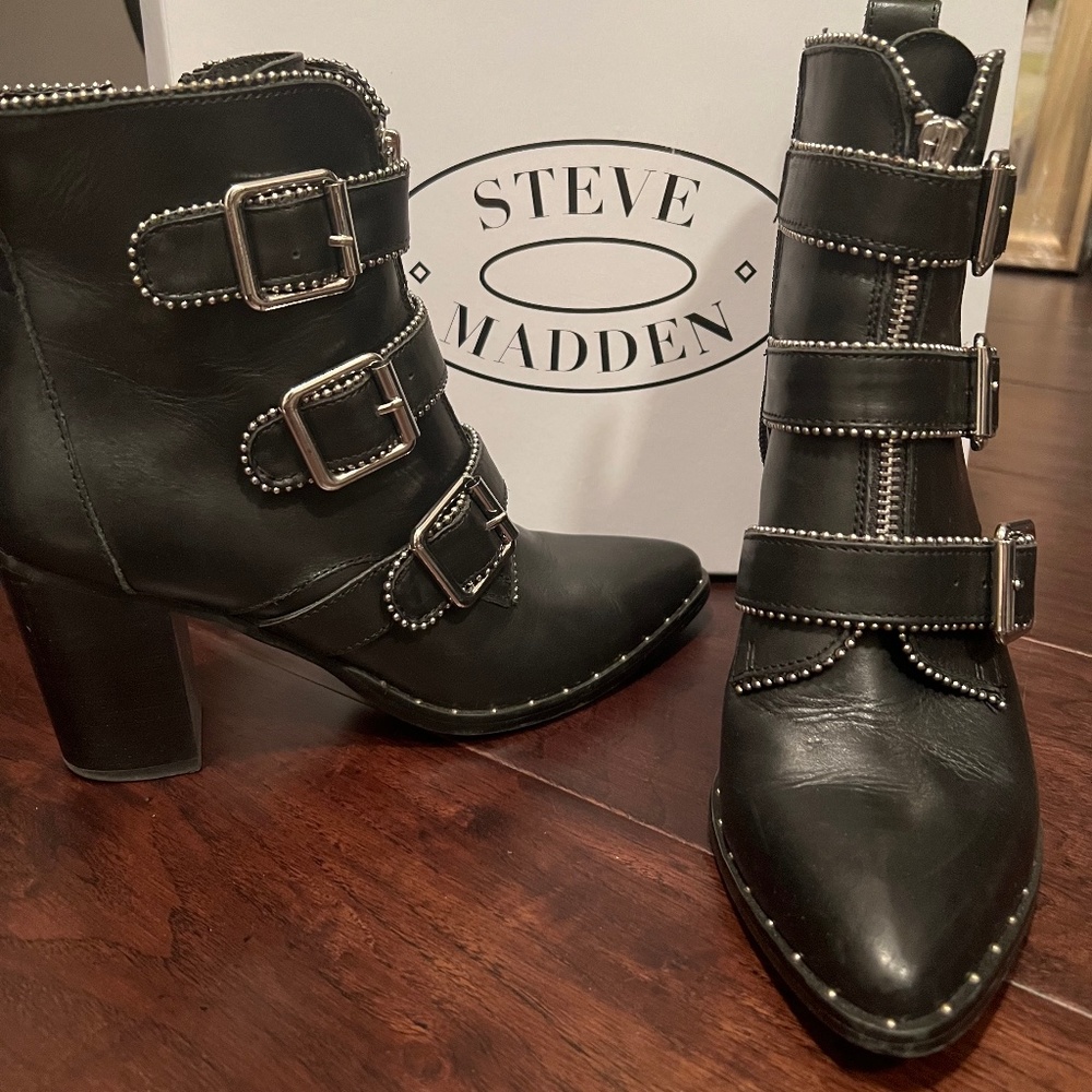 Steve Madden Buckle Boots